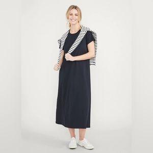 Hatch Easy Going Nursing Tee Dress - black size 1